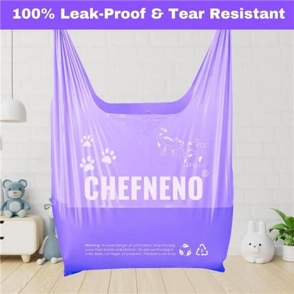 Disposable Diaper Bags 600 Count Baby Powder Scented Poop Waste Sack - Picture 5 of 8